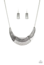 Load image into Gallery viewer, Paparazzi ~ Utterly Untamable ~ Silver Necklace Set