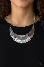 Load image into Gallery viewer, Paparazzi ~ Utterly Untamable ~ Silver Necklace Set