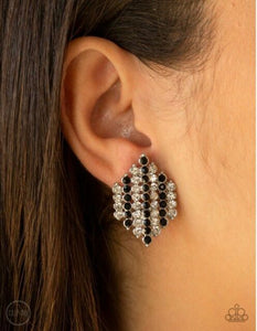 Paparazzi - Vegas Vega - Silver Clip-On Earrings - Klassy Jewelz Boutique