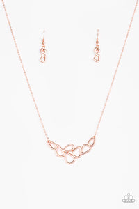Paparazzi ~ Vertigo ~ Copper Necklace Set