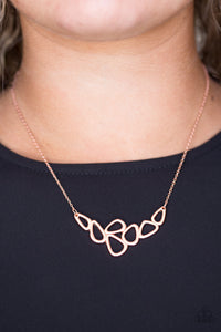 Paparazzi ~ Vertigo ~ Copper Necklace Set