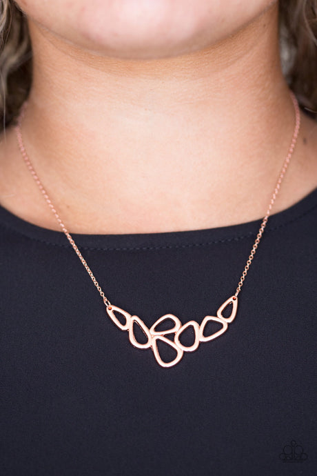 Paparazzi ~ Vertigo ~ Copper Necklace Set