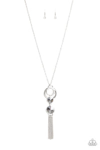 Paparazzi - Very Fort-YOU-nate - Silver Pendant Necklace - Klassy Jewelz Boutique