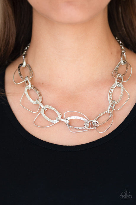 Paparazzi ~ Very Avant-Garde ~ Silver Necklace Set