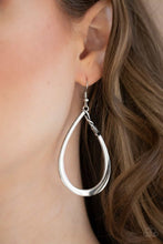 Load image into Gallery viewer, Paparazzi ~ Very Enlightening ~ Black Earrings