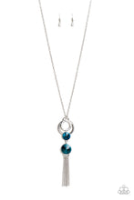 Load image into Gallery viewer, Paparazzi ~ Very Fort-YOU-nate ~ Blue Pendant Necklace Set