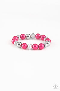 Paparazzi ~ The Big-Leaguer ~ Pink Necklace and Bracelet Set