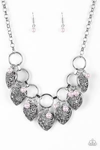 Paparazzi ~ Very Valentine ~ Pink Necklace Set
