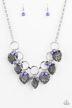 Load image into Gallery viewer, Paparazzi ~ Very Valentine ~ Purple Necklace Set