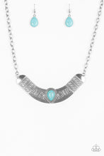 Load image into Gallery viewer, Paparazzi ~ Very Venturous ~ Blue Turquoise Necklace Set