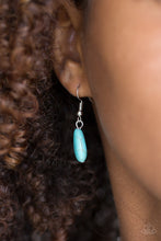 Load image into Gallery viewer, Paparazzi ~ Very Venturous ~ Blue Turquoise Necklace Set