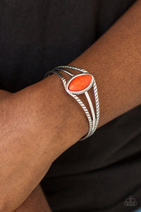 Paparazzi ~ Very Venturous ~ Orange Necklace and Bracelet Set