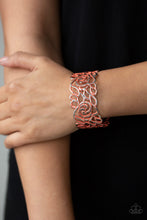 Load image into Gallery viewer, Paparazzi ~ Victorian Gardens ~ Orange Cuff Bracelet