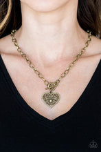 Load image into Gallery viewer, Paparazzi ~ Victorian Romance ~ Brass Necklace Set