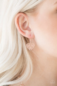 Paparazzi ~ Victorian Romance ~ Rose Gold Necklace Set