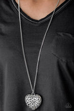 Load image into Gallery viewer, Paparazzi ~ Victorian Virtue ~ Silver Necklace Set
