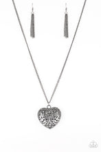 Load image into Gallery viewer, Paparazzi ~ Victorian Virtue ~ Silver Necklace Set