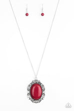 Load image into Gallery viewer, Paparazzi ~ Vintage Vanity ~ Red Necklace Set