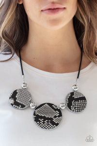 Paparazzi - Viper Pit - Black Necklace - Klassy Jewelz Boutique
