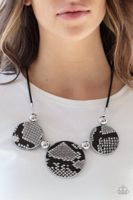 Paparazzi - Viper Pit - Black Necklace - Klassy Jewelz Boutique