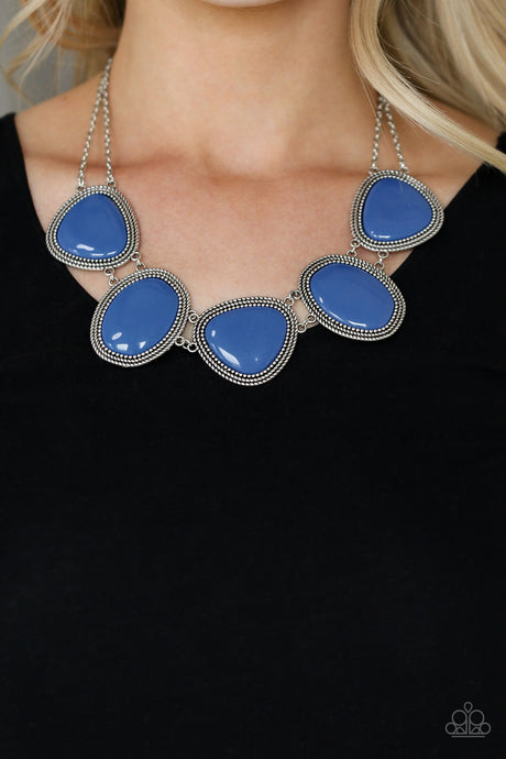 Paparazzi ~ Viva La VIVID ~ Blue Necklace Set