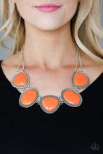Load image into Gallery viewer, Paparazzi ~ Viva La VIVID ~ Orange Necklace Set