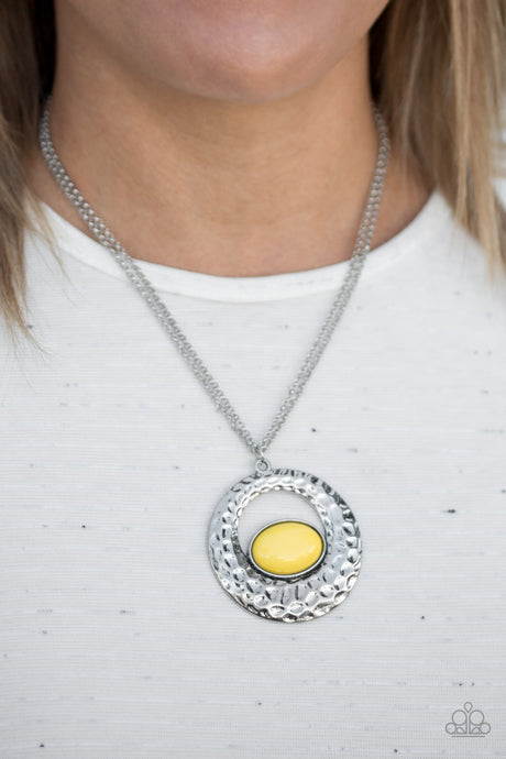Paparazzi ~ Viva Vivacious ~ Yellow Necklace Set