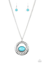 Load image into Gallery viewer, Paparazzi ~ Viva Vivacious ~ Blue Turquoise Necklace Set