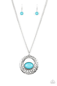 Paparazzi ~ Viva Vivacious ~ Blue Turquoise Necklace Set