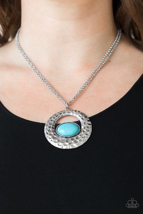 Paparazzi ~ Viva Vivacious ~ Blue Turquoise Necklace Set