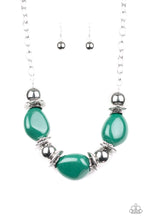 Load image into Gallery viewer, Paparazzi ~ Vivid Vibes ~ Green Necklace Set
