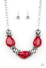 Load image into Gallery viewer, Paparazzi ~ Vivid Vibes ~ Red Necklace Set