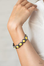 Load image into Gallery viewer, Paparazzi ~ Vividly Vintage ~ Yellow Bracelet