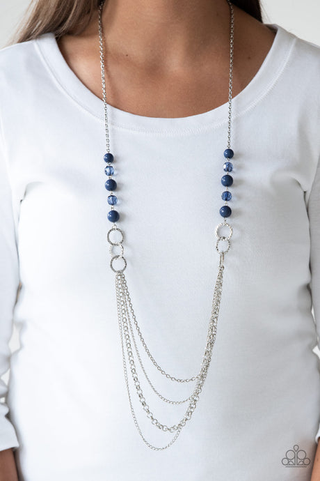 Paparazzi - Vividly Vivid - Blue Necklace Set