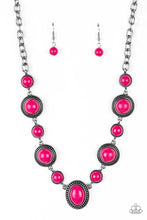 Load image into Gallery viewer, Paparazzi ~ Voyager Vibes ~ Pink Necklace Set