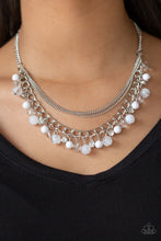 Load image into Gallery viewer, Paparazzi ~ Wait and SEA ~ White Necklace Set