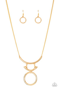Paparazzi ~ Walk Like An Egyptian ~ Gold Necklace Set
