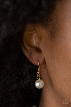Load image into Gallery viewer, Paparazzi - Wall Street Waltz - Gold Pearl Necklace - Klassy Jewelz Boutique