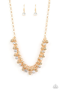 Paparazzi ~ Wall Street Winner ~ Gold Necklace Set