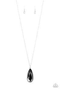 Paparazzi ~ Watch Out For REIGN ~ Silver Necklace Set