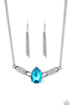 Load image into Gallery viewer, Paparazzi ~ Way To Make An Entrance ~ Blue Necklace Set