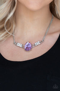 Paparazzi ~ Way To Make An Entrance ~ Purple Necklace Set