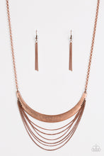 Load image into Gallery viewer, Paparazzi ~ Way Wayfarer ~ Copper Necklace Set