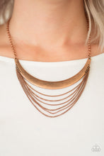 Load image into Gallery viewer, Paparazzi ~ Way Wayfarer ~ Copper Necklace Set