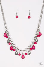 Load image into Gallery viewer, Paparazzi ~ Welcome To Bedrock ~ Pink Necklace Set