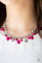 Load image into Gallery viewer, Paparazzi ~ Welcome To Bedrock ~ Pink Necklace Set