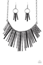 Load image into Gallery viewer, Paparazzi ~ Welcome To The Pack ~ Silver Necklace Set
