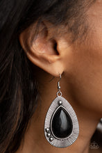 Load image into Gallery viewer, Paparazzi ~ Western Fantasy ~ Black Earrings