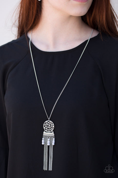 Paparazzi ~ Western Wayward ~ Silver Necklace Set