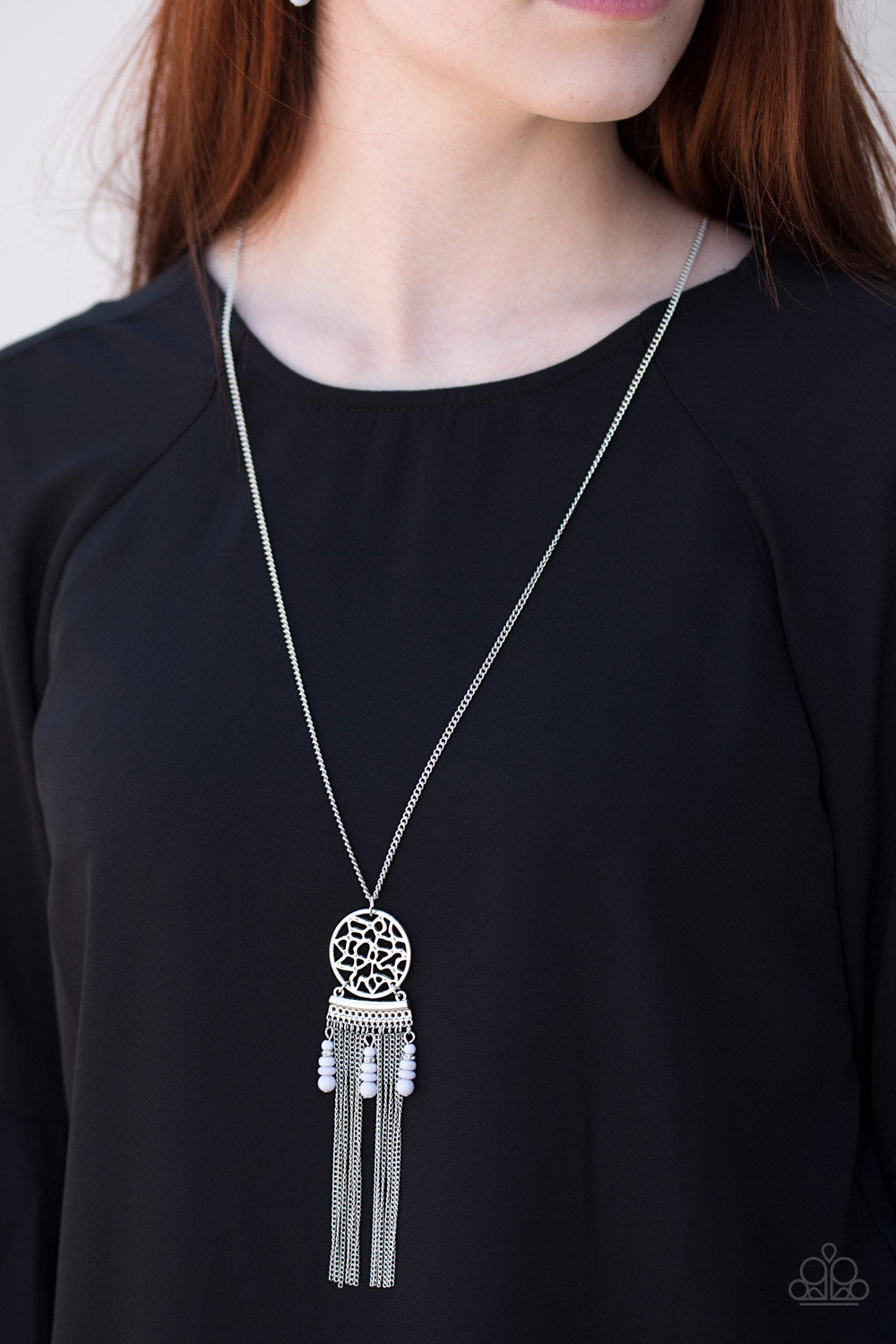 Paparazzi ~ Western Wayward ~ Silver Necklace Set